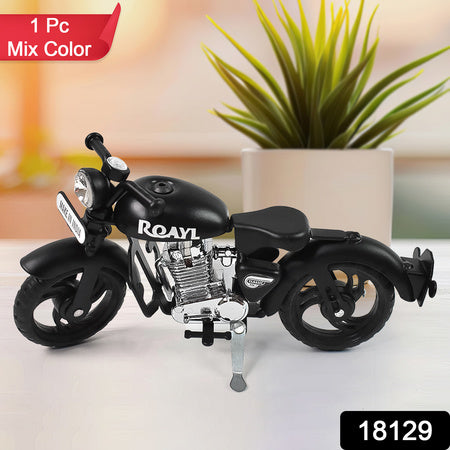 Metal Bullet Bike Toy Model For Kids With Side Stand (1 Pc Mix Color) - LootFaat