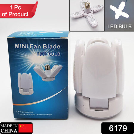 Fan Blade Led Bulb 28v Foldable Led Blade Fan Bulb ( 1 Pc ) - LootFaat