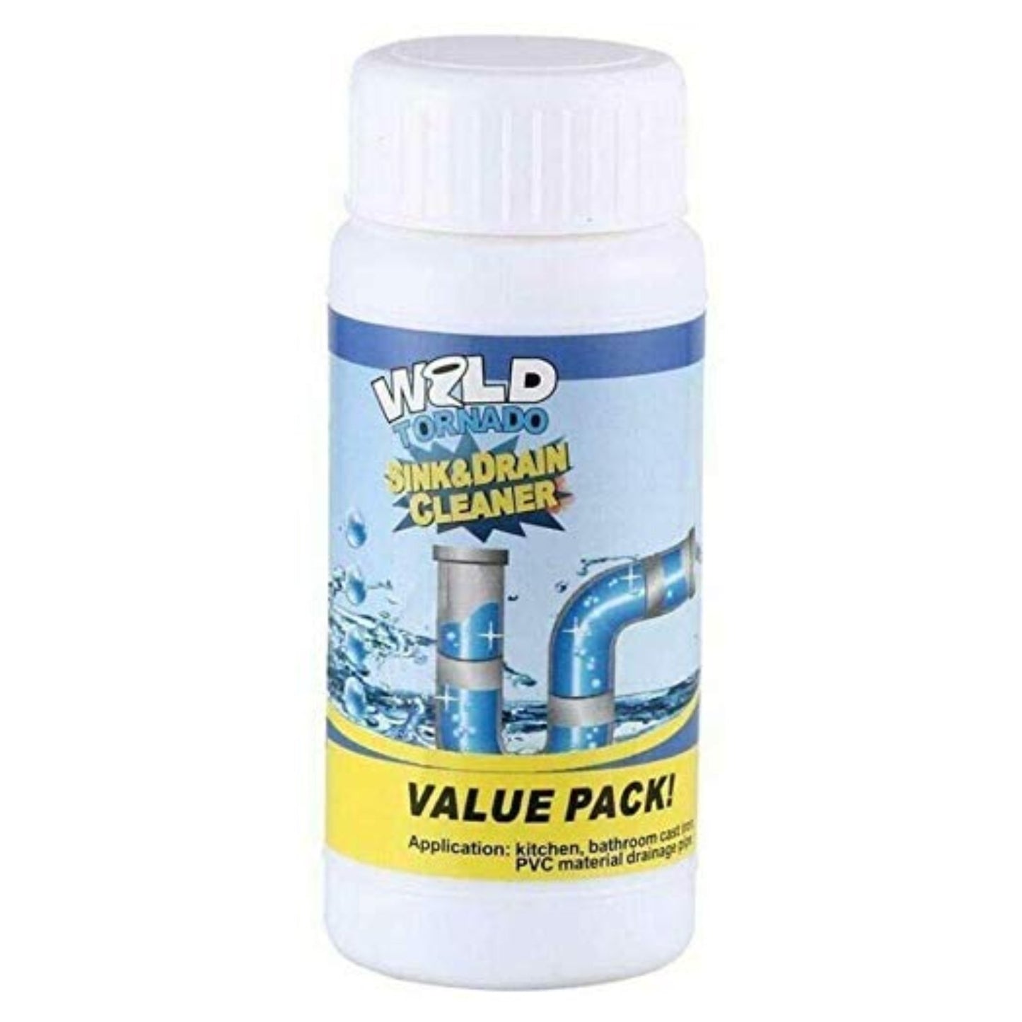 Powerful Sink And Drain Cleaner Portable Powder Cleaning Tool Super Clog Remover Chemical Powder Agent For Kitchen Toilet Pipe Dredging (110 Gm) - LootFaat