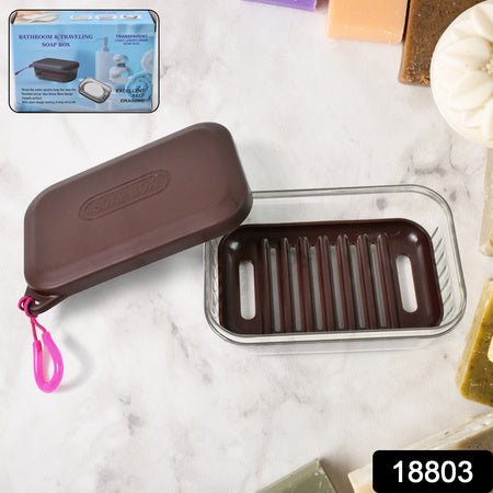 Bathroom Travel Plastic Soap Box With Lid (1 Pc) - LootFaat