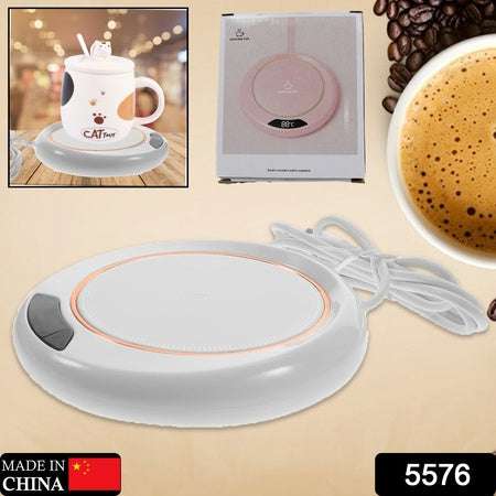 Usb Warm Coaster Heated Coffee Mug Portable Office Desk Portable Cup Heater Coffee Mug Warmer Electric Cup Warmer (1 Pc) - LootFaat