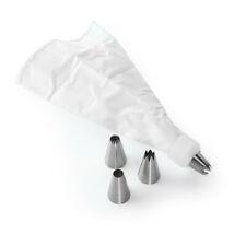 Cake Decorating Nozzle With Piping Bag Stainless Steel Piping Cream Frosting Nozzles - LootFaat
