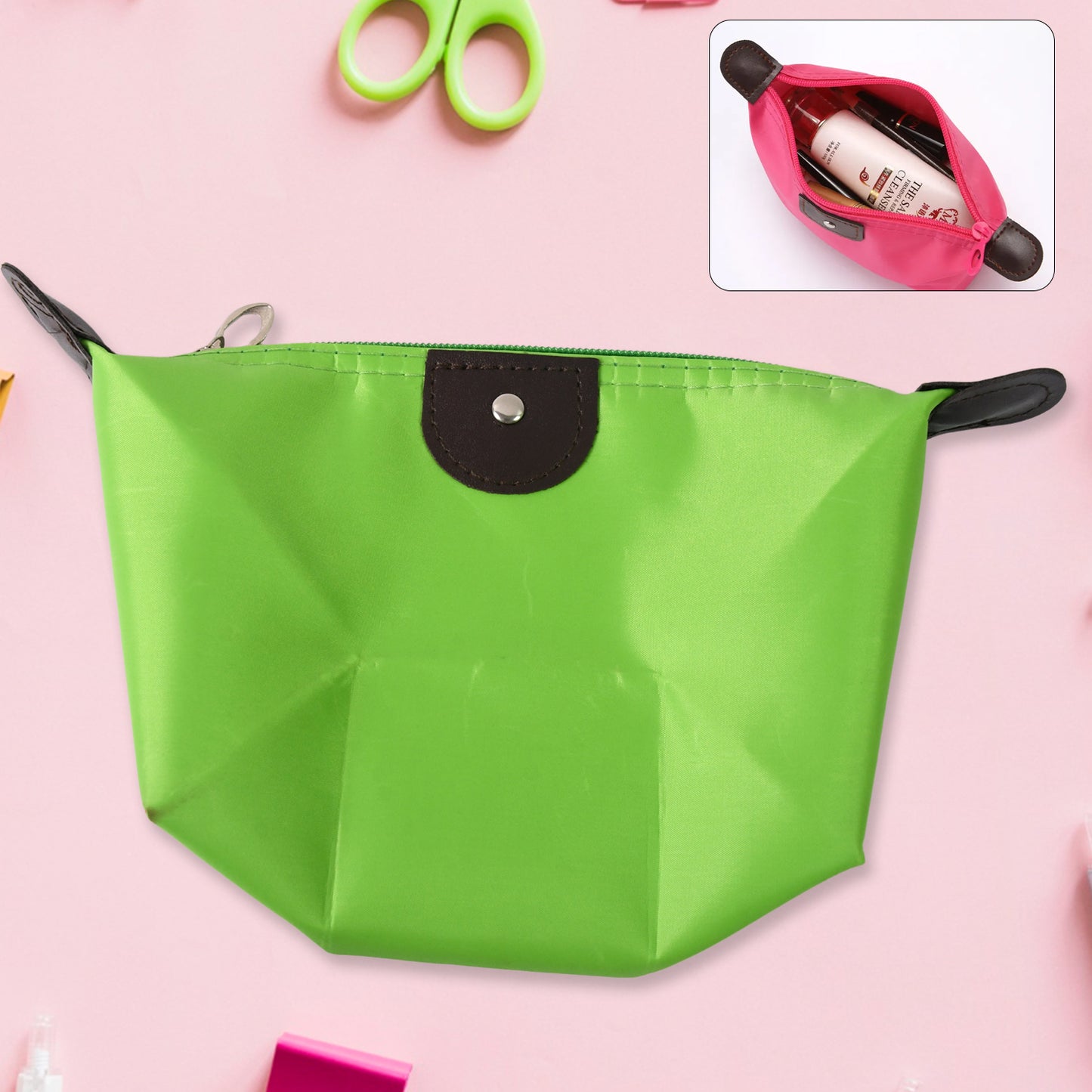 Portable Cosmetic Bag Multi-functional Waterproof Wash Pouch (1 Pc) - LootFaat