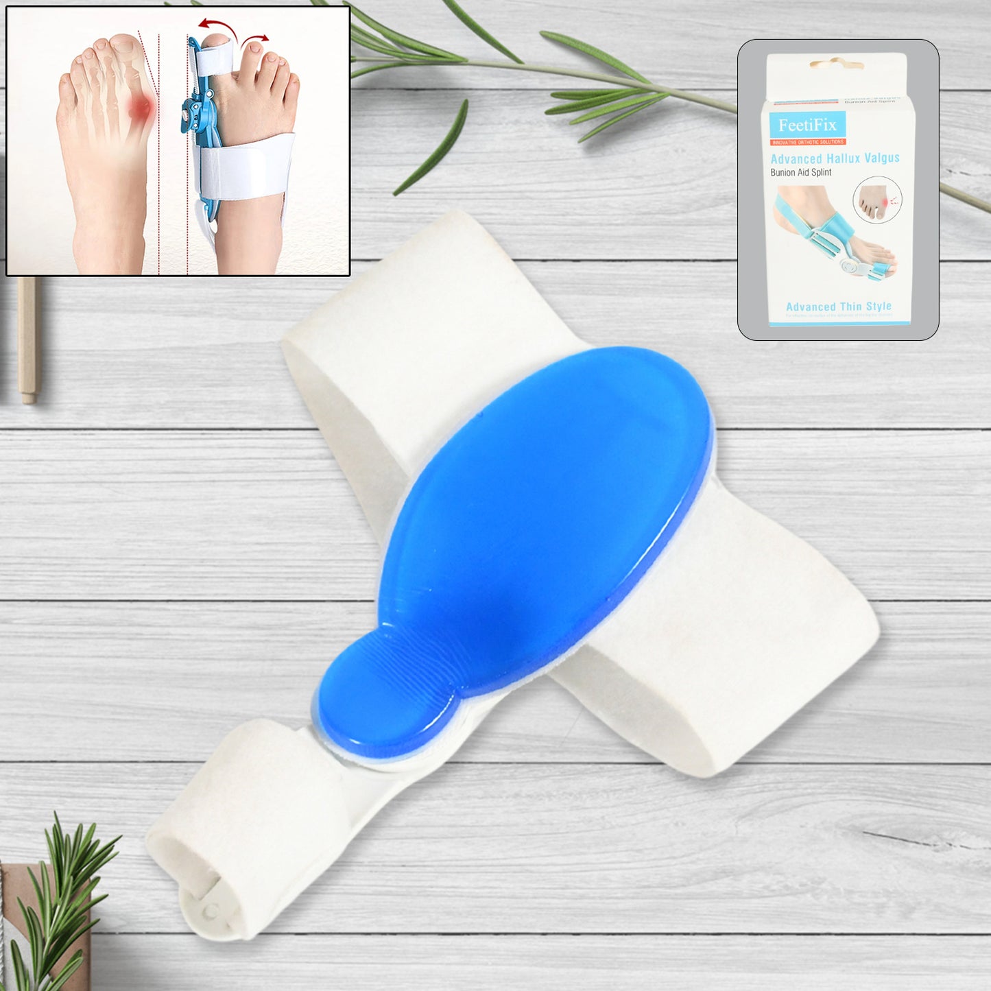 Bunion Support Splint. Valgus And Bunion Valgus Corrector Hallux Valgus Corrector Adjustable Bunion Valgus Protective Cover For Men And Women - LootFaat