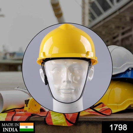 Yellow Plastic Hard Hat Construction Cap (1pc Only) - LootFaat