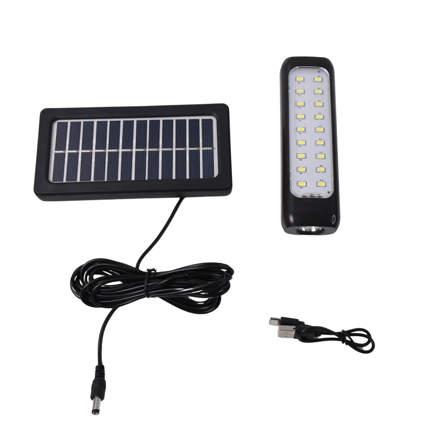 3 Modes Outdoor Indoor Hanging Solar Light Small 18led 1 Big Led - LootFaat
