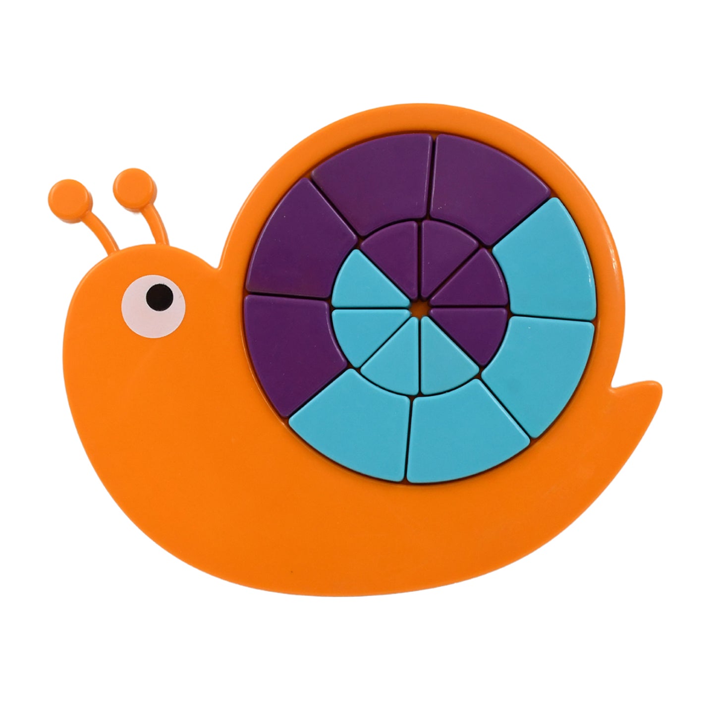 Toys Snail Puzzle Kids Mini Travel Puzzle Games Pre School Toys Develops Motor Reasoning Skills Stem Educational Toy Birthday Gifts 3 - 6 Year Kids Brain Games For Kids Building Blocks For Kids (Mix Color) - LootFaat