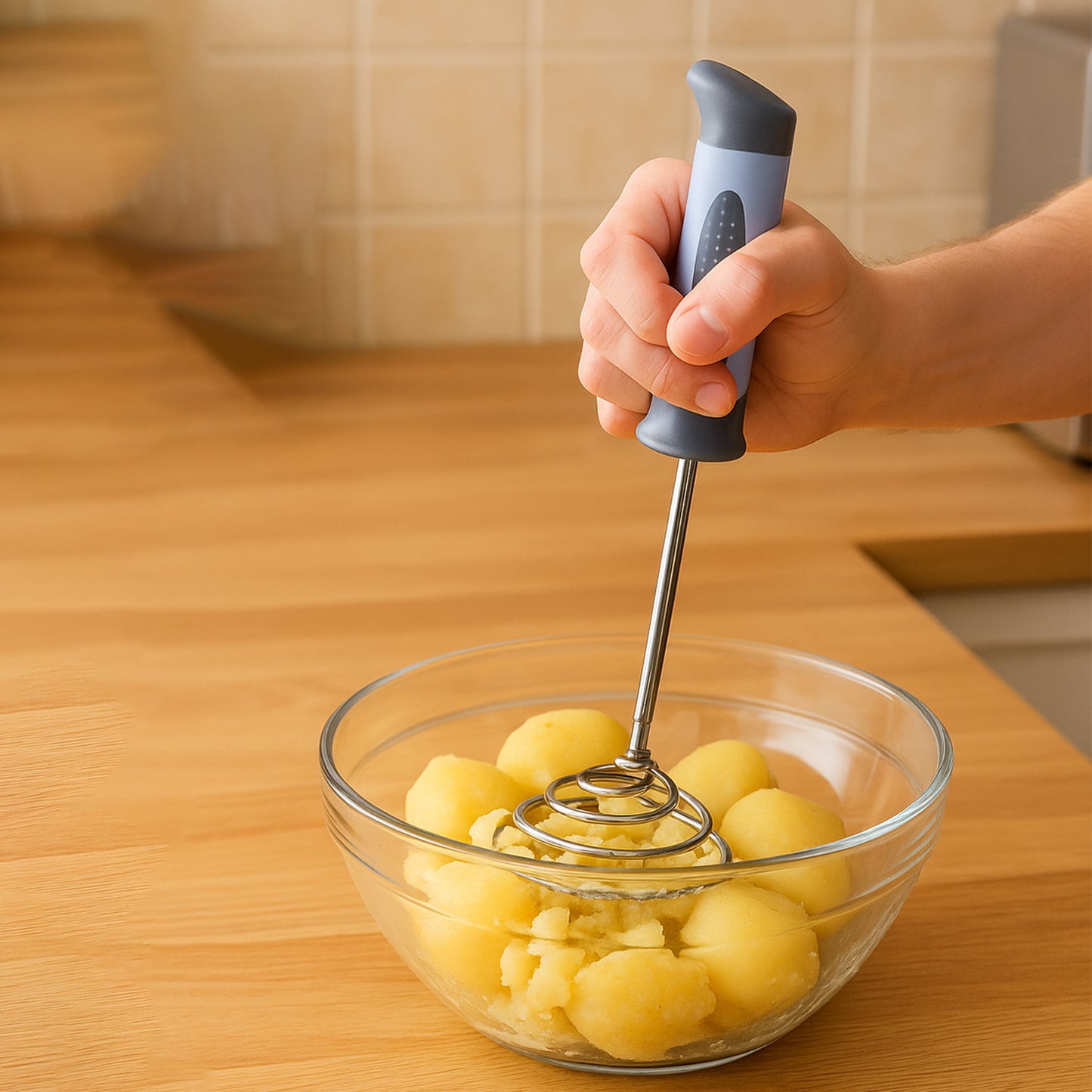 Supermom Heavy Duty Stainless Steel Spring Potato Masher