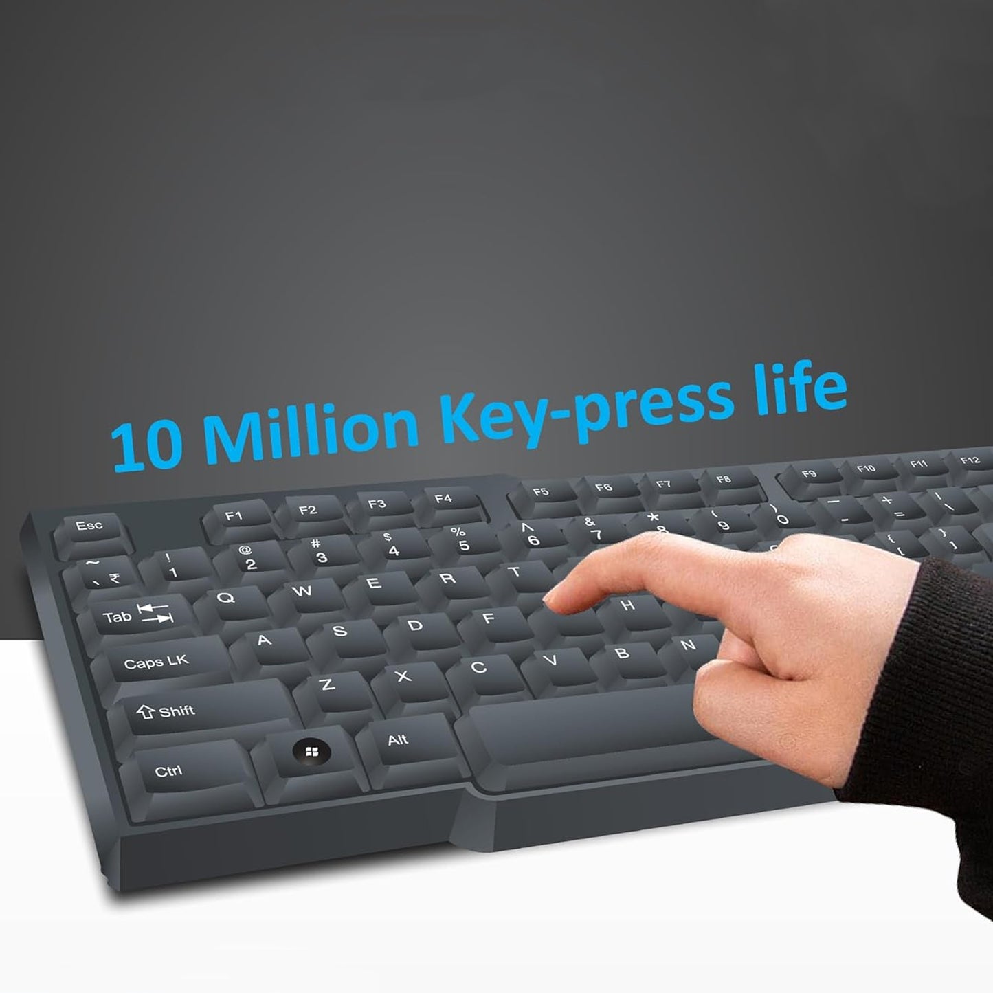Wired Usb Keyboard 104 Keys (1 Pc) - LootFaat