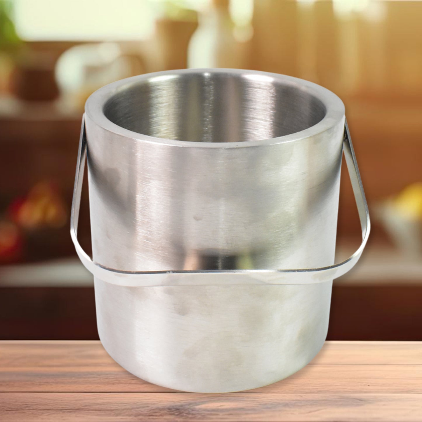 Stainless Steel Ice Buckets With Lid (1.3 Liters Approx) - LootFaat