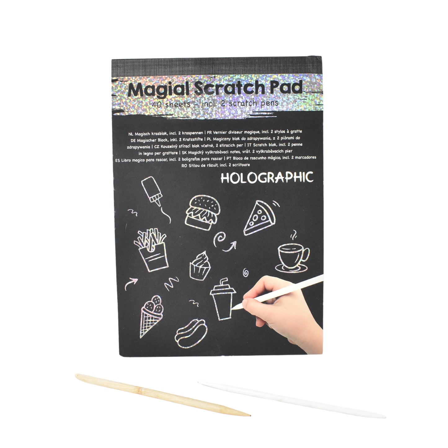 Magical Scratch Art Book For Gifts Girls Boys (40 Sheet) - LootFaat