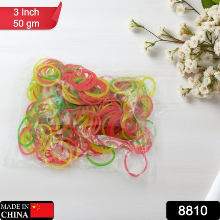 Rubber Band For Officehome And Kitchen Accessories Item Products Elastic Rubber Bands Flexible Reusable Nylon Elastic Unbreakable For Stationery School Multicolor - LootFaat