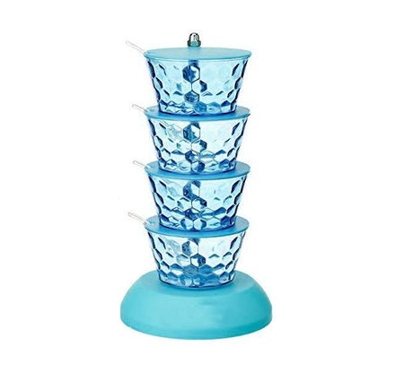 4 In 1 Multipurpose 360 Degree Rotating Pickle Rack Container For Kitchen - LootFaat