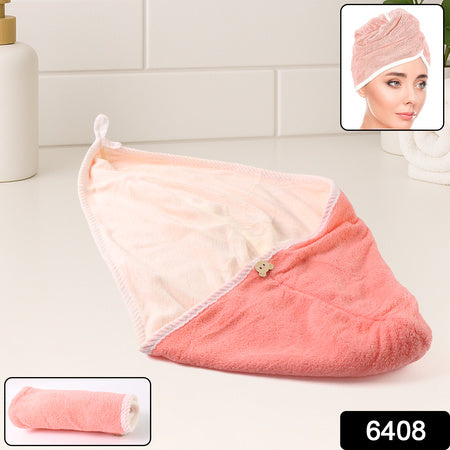 Super Absorbent Hair Drying Towel Wrap - Quick Dry Hair Cap for Women