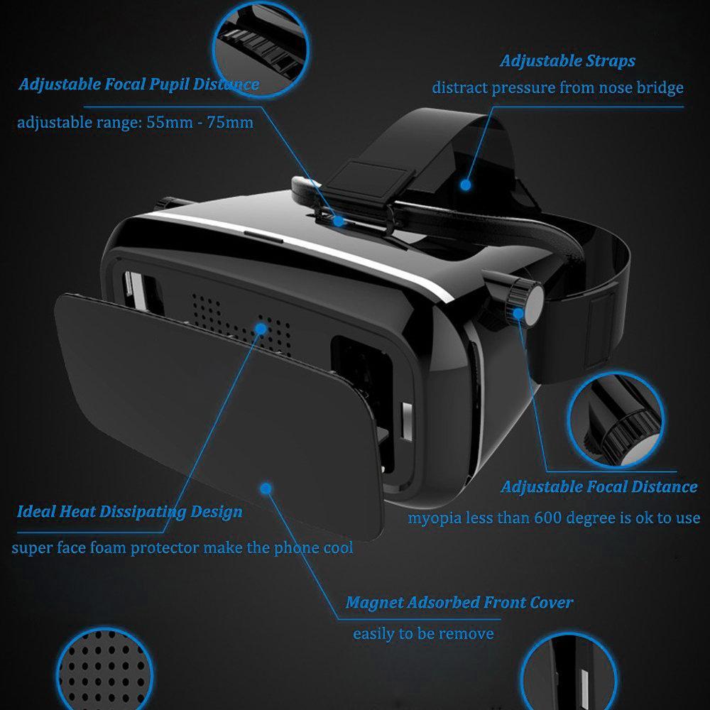 Vr Pro Virtual Reality 3d Glasses Headset - LootFaat