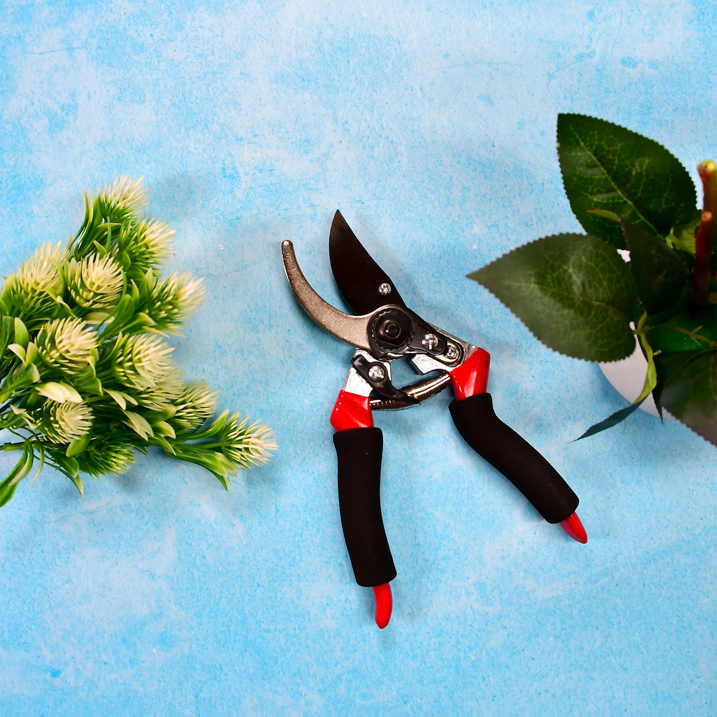 21cm Red Garden Shears Sharp Cutter Pruners Scissor Pruner. - LootFaat