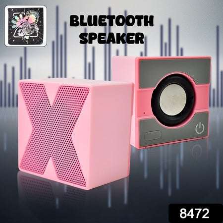 Mini Speaker Portable Wireless Speaker With Immersive Sound (1 Pc)