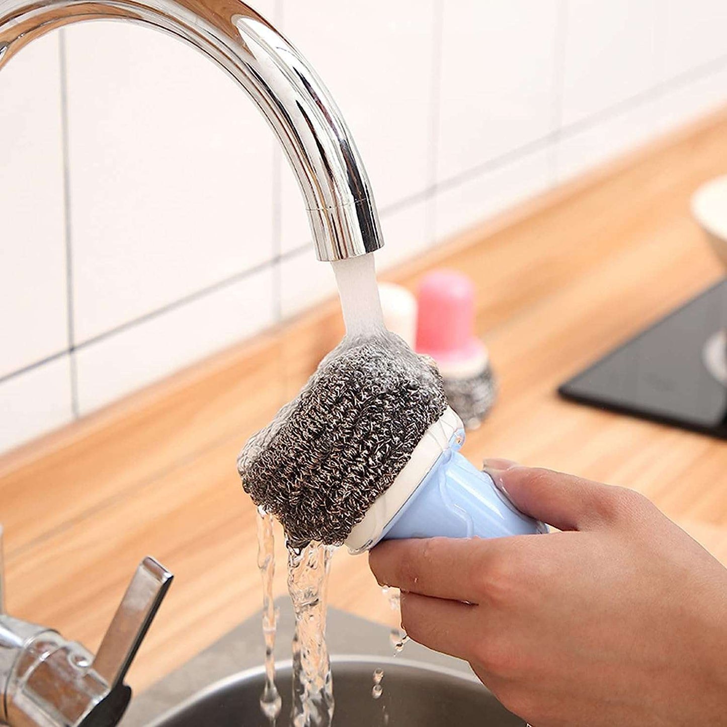 Dish Brush Multifunctional Palm Brush For Dish Kitchen Sink Pot Pan - Dish Scrub Brush Small Cleaning Brush Dish Scrubber Brush Cleaning Brushes For Household Use - LootFaat