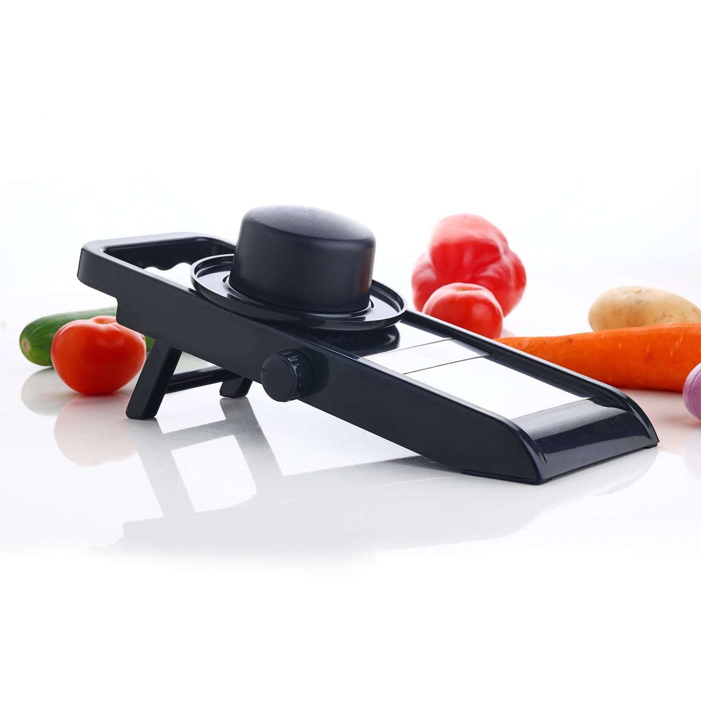 Premium Multipurpose Potatoonion Slicer And Grater Potato Slicer For Chips Vegetable Slicer Machine Chips Cutter Potato Slicer For Chips Onion Slicer (Adjustable Slicer)