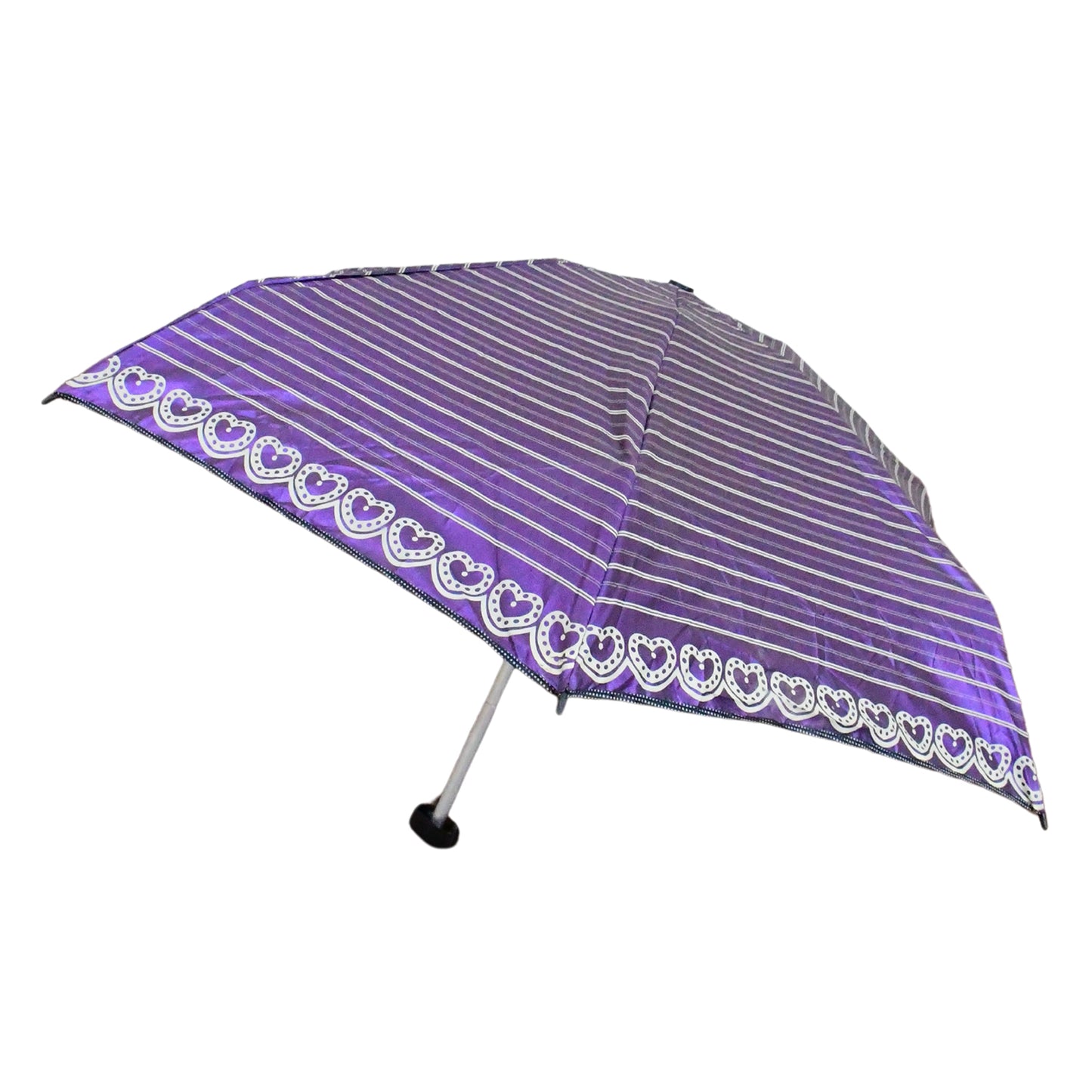 3-fold 5 Floor Sun Protective Solid Foldable Umbrella (1 Pc) - LootFaat
