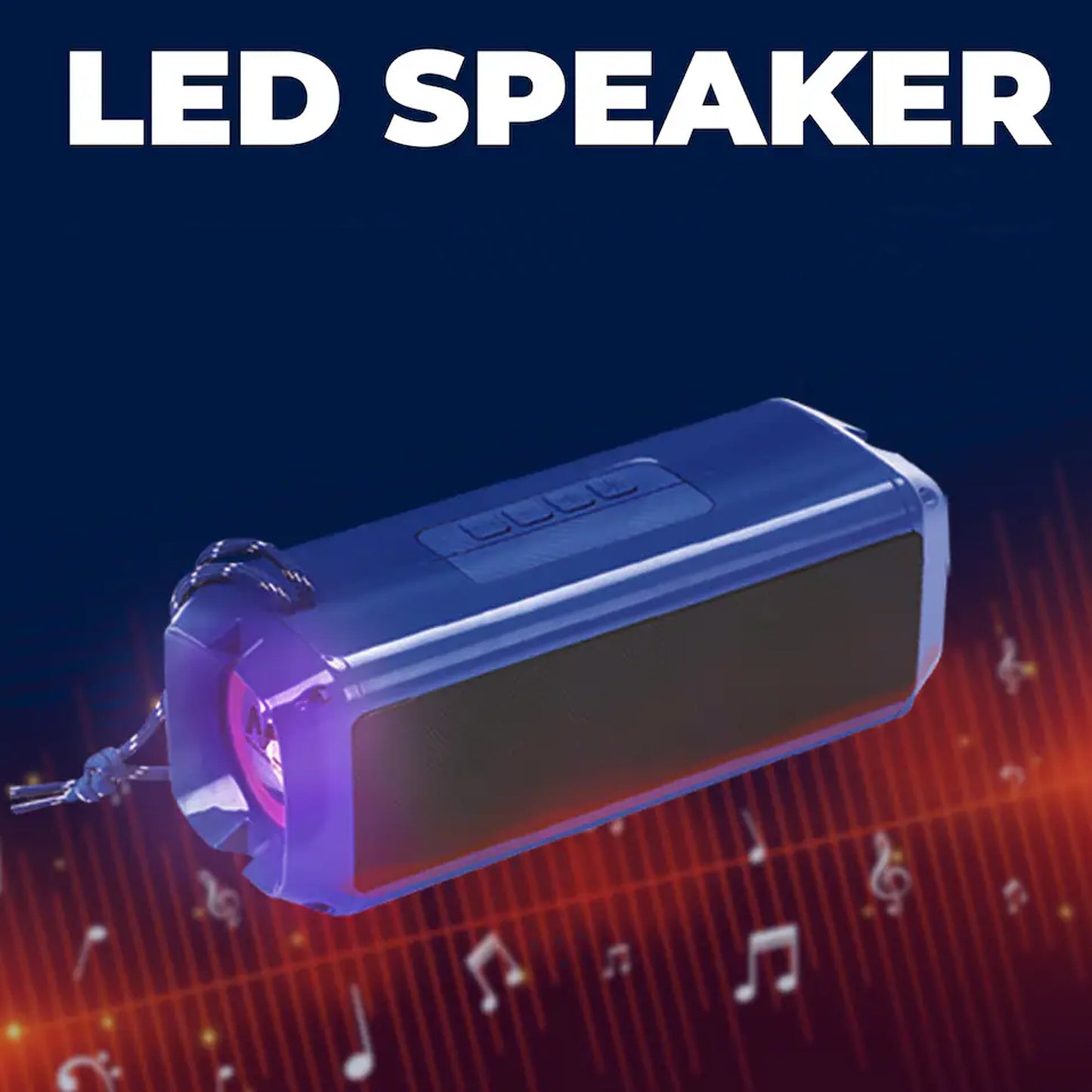 Portable Wireless Rechargeable Speaker Bluetooth Speaker (1 Pc) - LootFaat