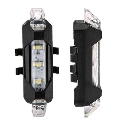Rechargeable Bicycle Front Waterproof Led Light (White) - LootFaat