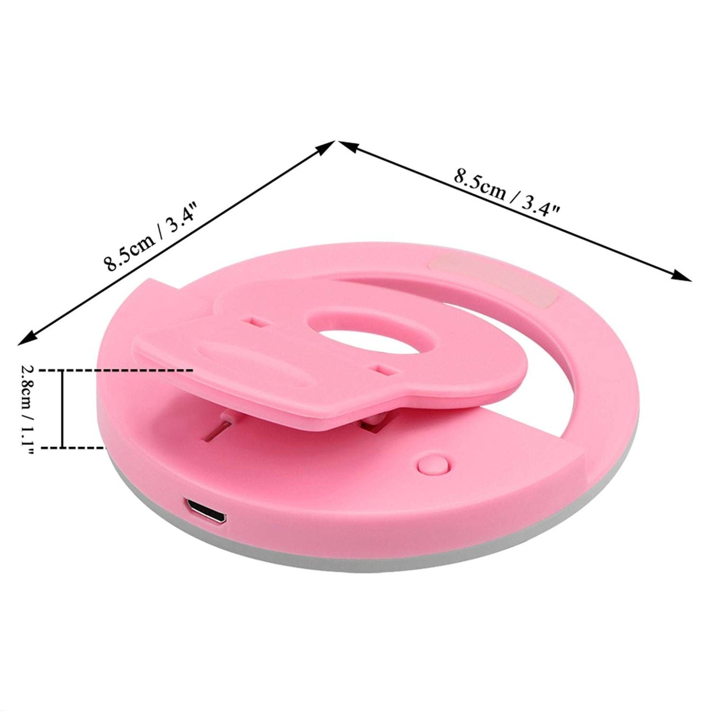 Selfie Ring Light Used For Applying Bright Shade Over Face During Taking Selfies And Making Videos Etc. - LootFaat
