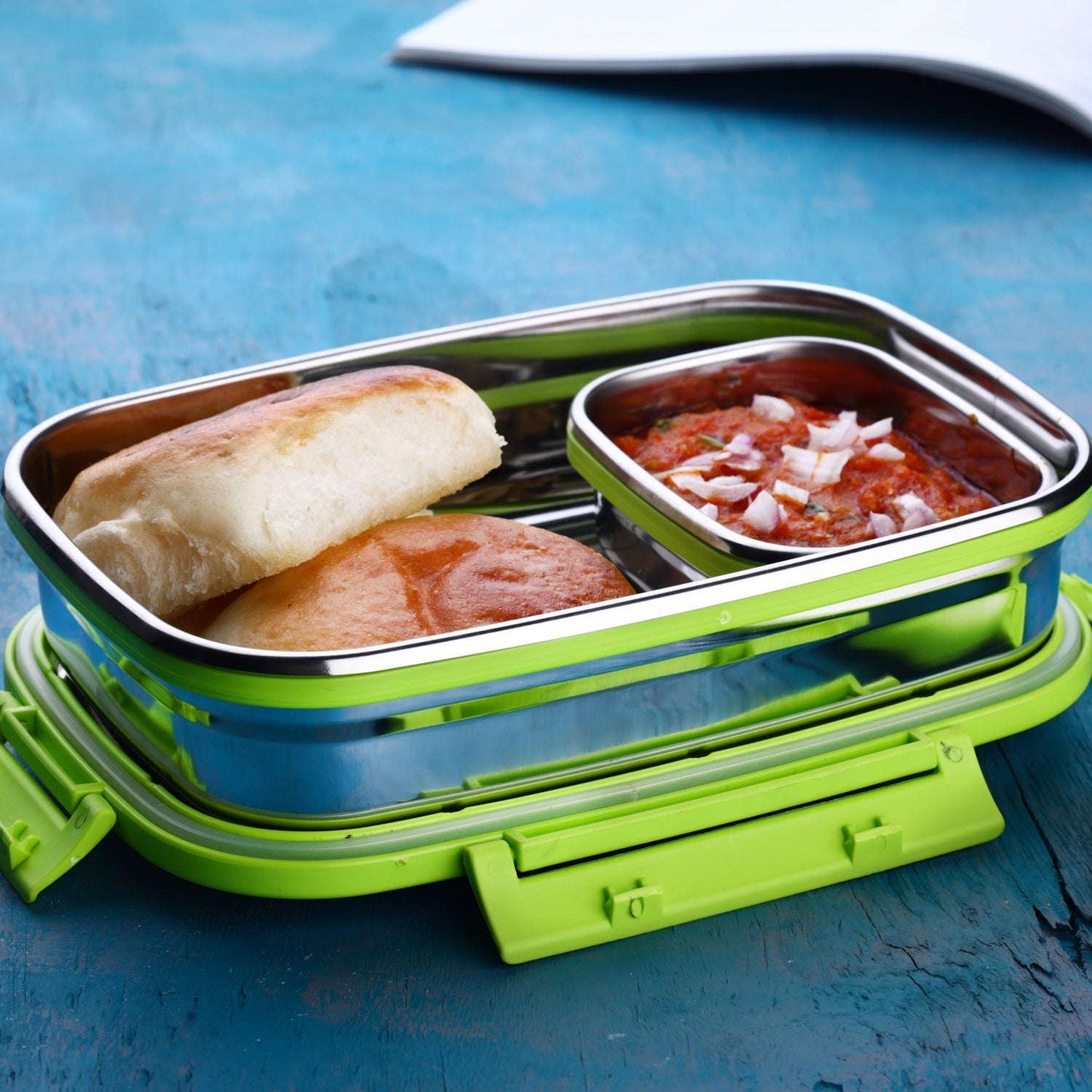 8133 Ganesh Junior Stainless Steel Lunch Pack For Office School Use