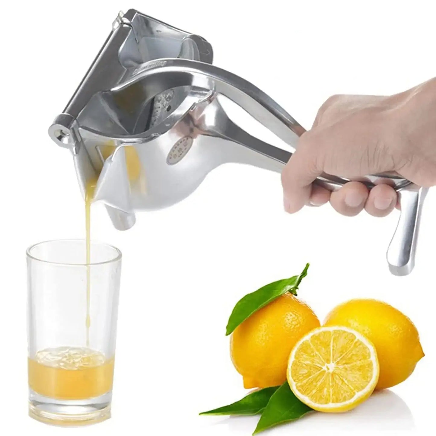 Manual Aluminium Metal Fruit Press Juicer ( Brown Box ) - LootFaat
