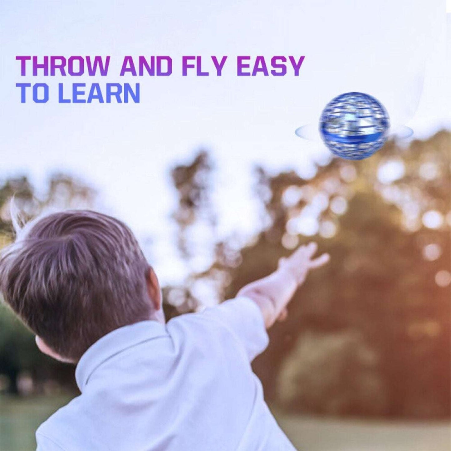 Flying Ball Toys Usb Rechargeable Built-in Rgb Lights 360rotating Magic Controller Flying Orb Ball Boomerang Mini Pro Spinner Blastoise Toys