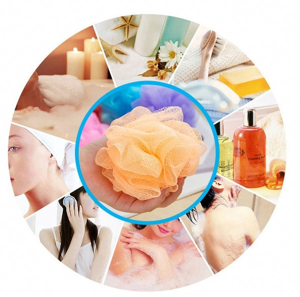 Bath Sponge Round Loofah And Back Scrubber For Men And Women - LootFaat