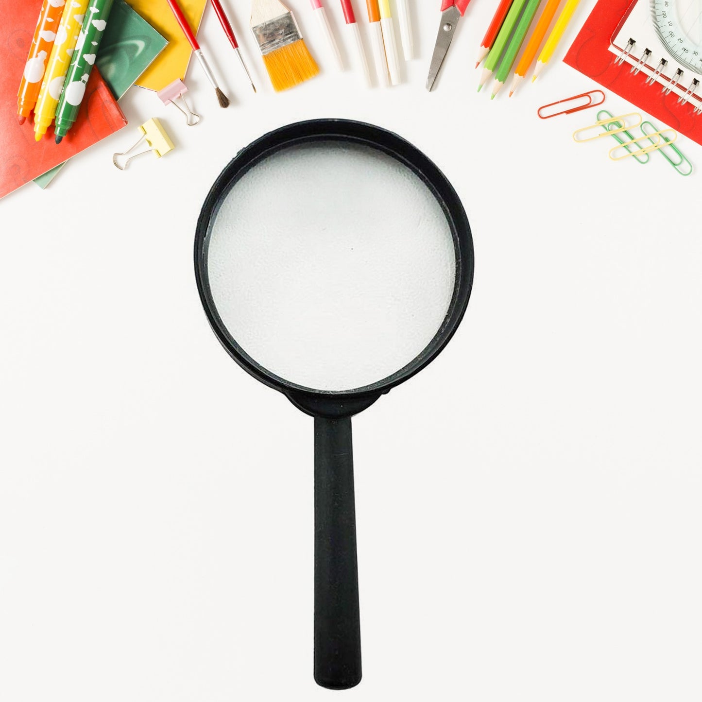 Magnifying Glass Lens - Reading Aid Made Of Glass - Real Glass Magnifying Glass That Can Be Used On Both Sides - Glass Breakage-proof Magnifying Glass Protect Eyes 75mm 50mm (2pc Set) - LootFaat