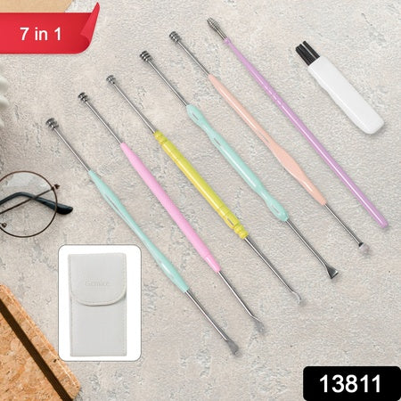 7 Pcs Earwax Removal Kit Ear Cleansing Tool Set - LootFaat
