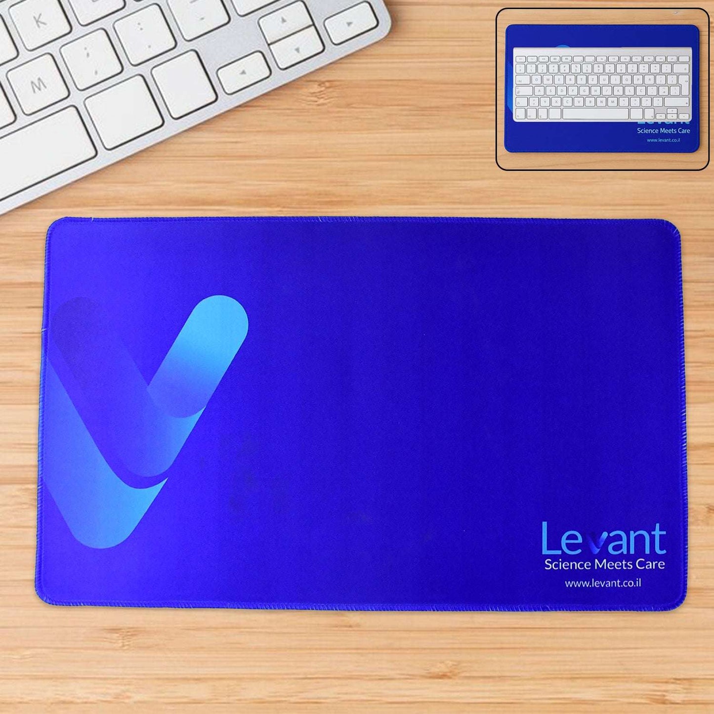 Large Desk Mat 49x30cm - Non-Slip Mouse Pad & Keyboard Pad