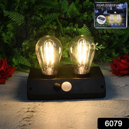 Solar Double Led Bulb Lamp Yt-819- 2w (1 Pc) - LootFaat