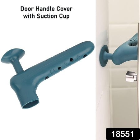 Silicone Door Handle Cover With Suction Cup (1 Pc) - LootFaat