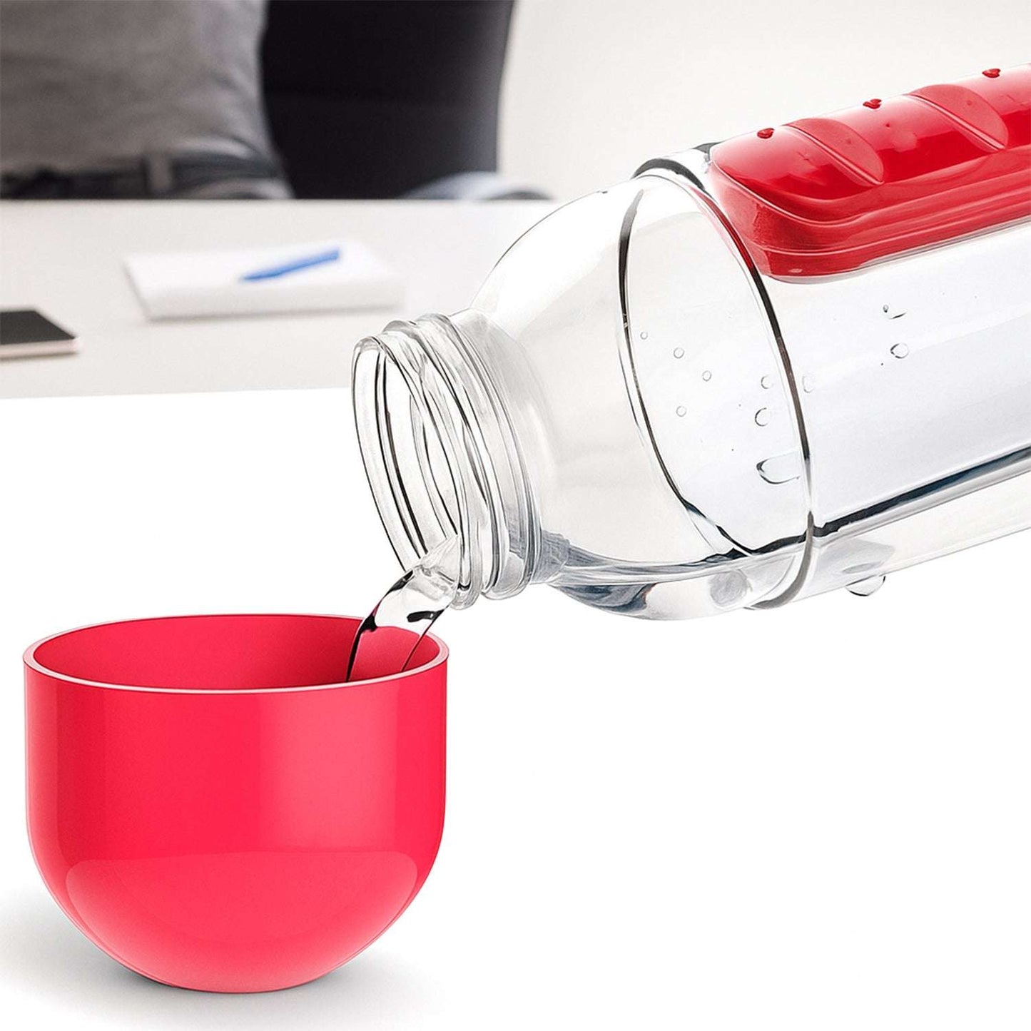 7-Day Pill Organizer Water Bottle - 900ml