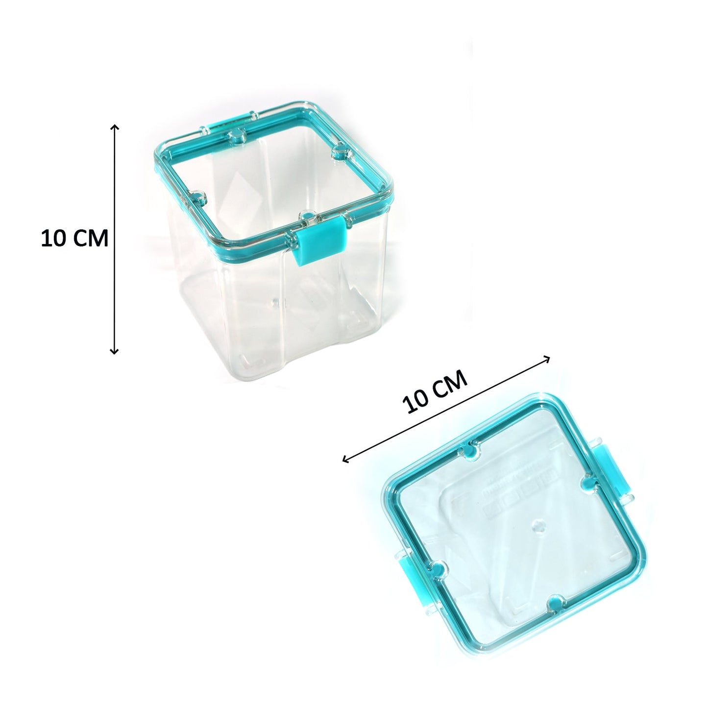 4pc Square Container 700ml Used For Storing Types Of Food Stuffs And Items. - LootFaat