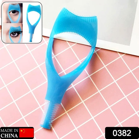3 In 1 Plastic Makeup Cosmetic Eyelash Tool Lash Mascara Applicator Eyelashes Guide Eyelashes Brush Curler Comb Eye Makeup Tool Female Supply (1 Pc) - LootFaat