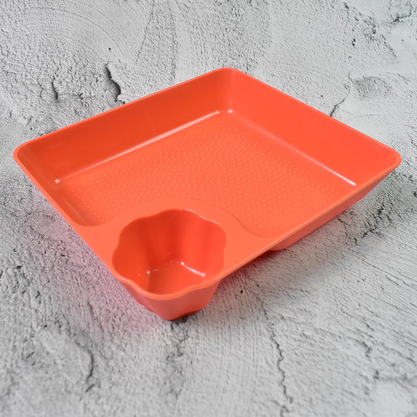 Plastic Plates With Dipping Saucer Round Dip Part (1 Pc 1816 Cm 1 Pc) - LootFaat