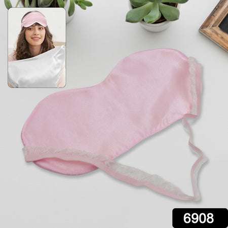 New Men Women Blindfold Soft Satin Sleep Mask Eye Mask Blind Fold Block Out Light For Travel Shift Work Meditation (1pc) - LootFaat