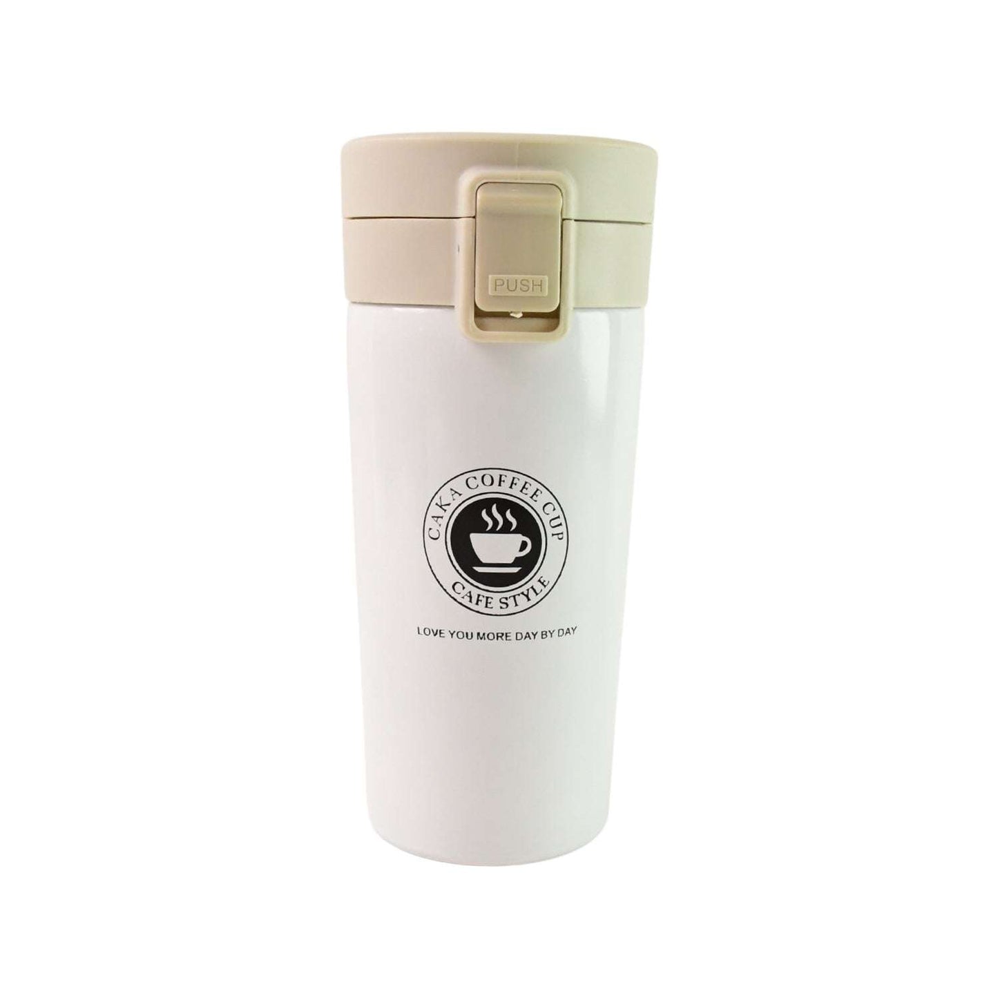 Stainless Steel Vacuum Insulated Coffee Flask With Flip Lock Lid (400ml 1 Pc)