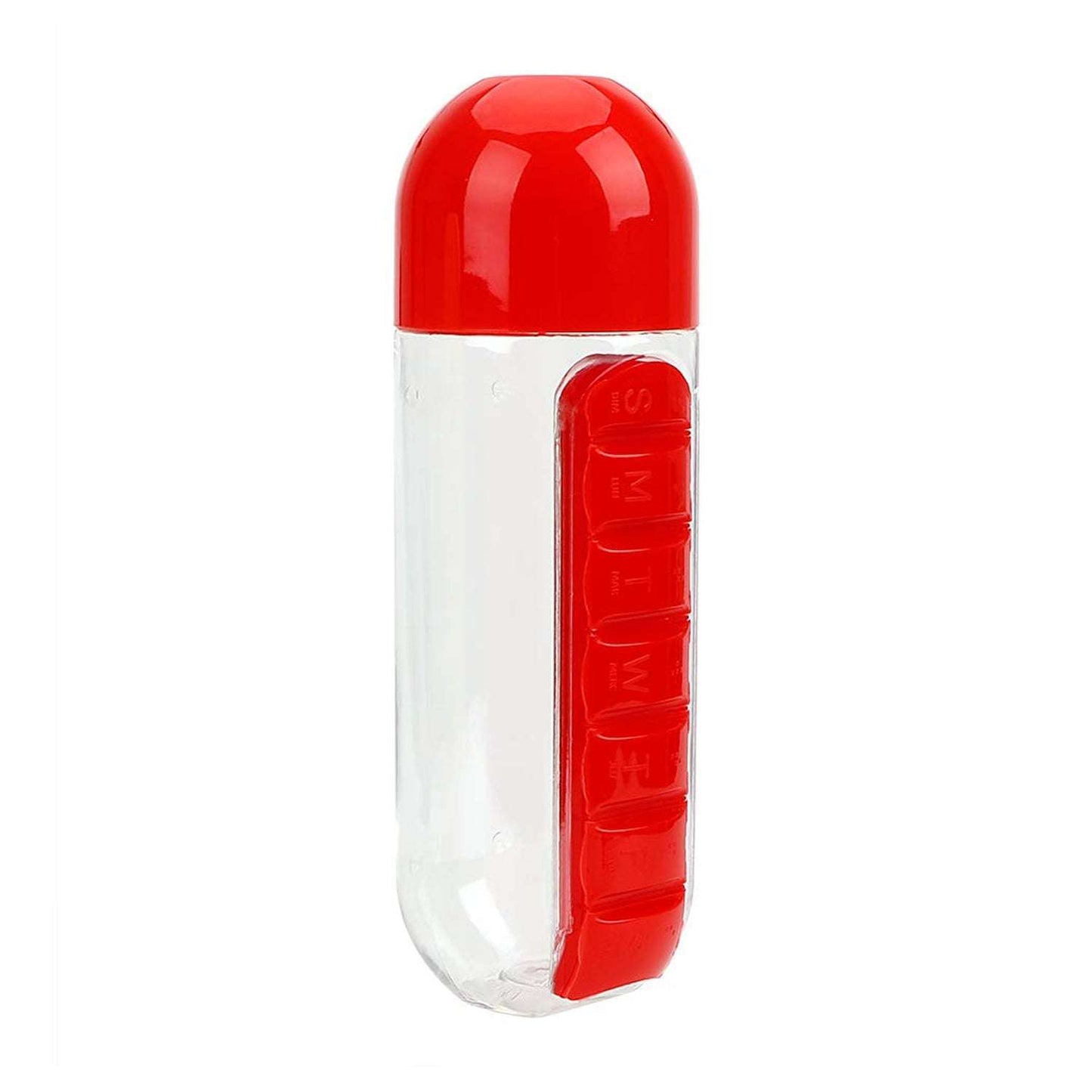 7-Day Pill Organizer Water Bottle - 900ml