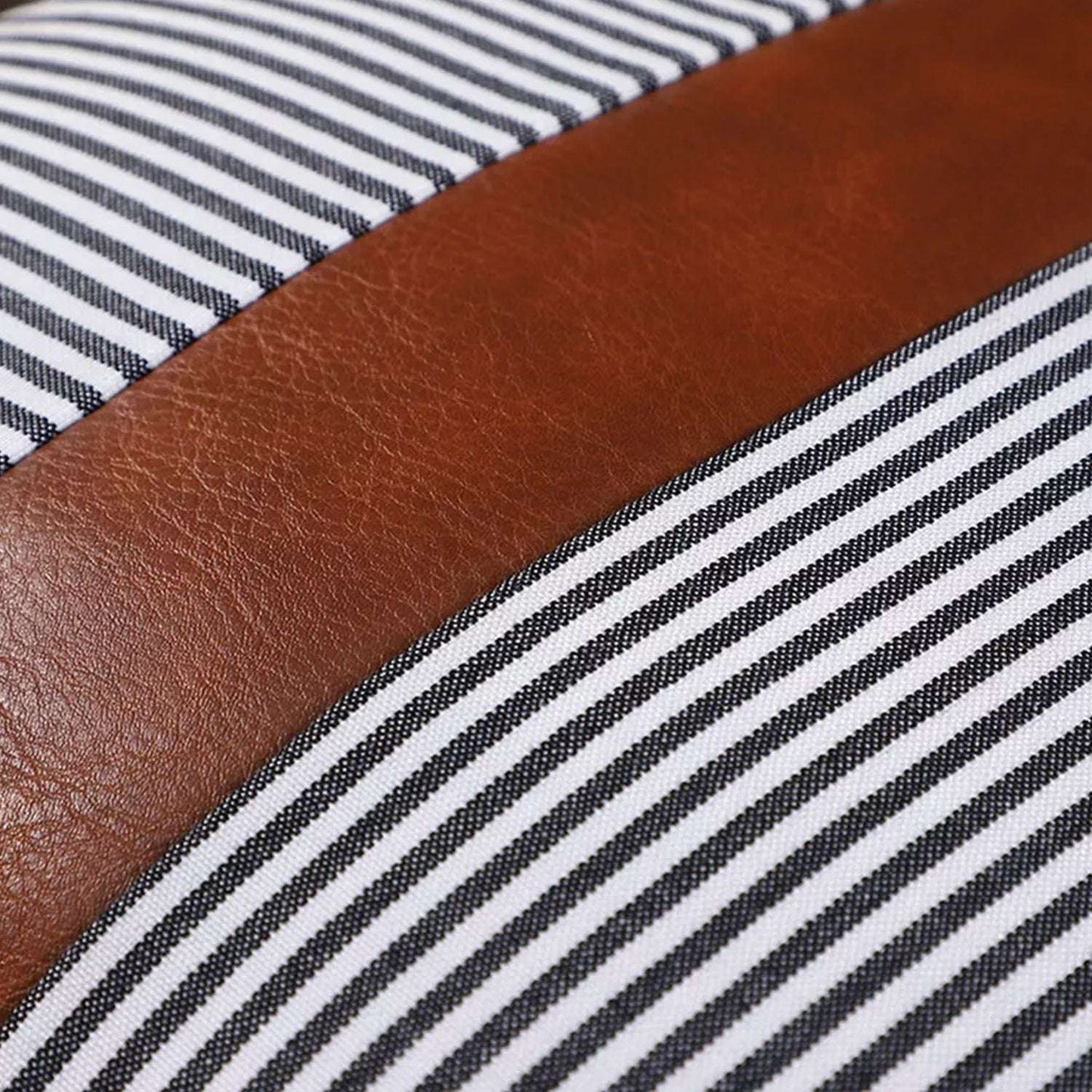 Pillow Covers Leather Cotton Cushion Covers (20 20 Inch 1 Pair 2 Pc) - LootFaat