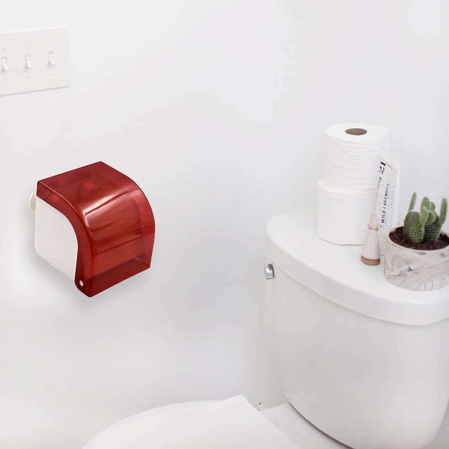 Wall Tissue Holder Used For Holding Tissues Responsible For Cleaning And Wiping Of Hands And Some Other Accessories. - LootFaat