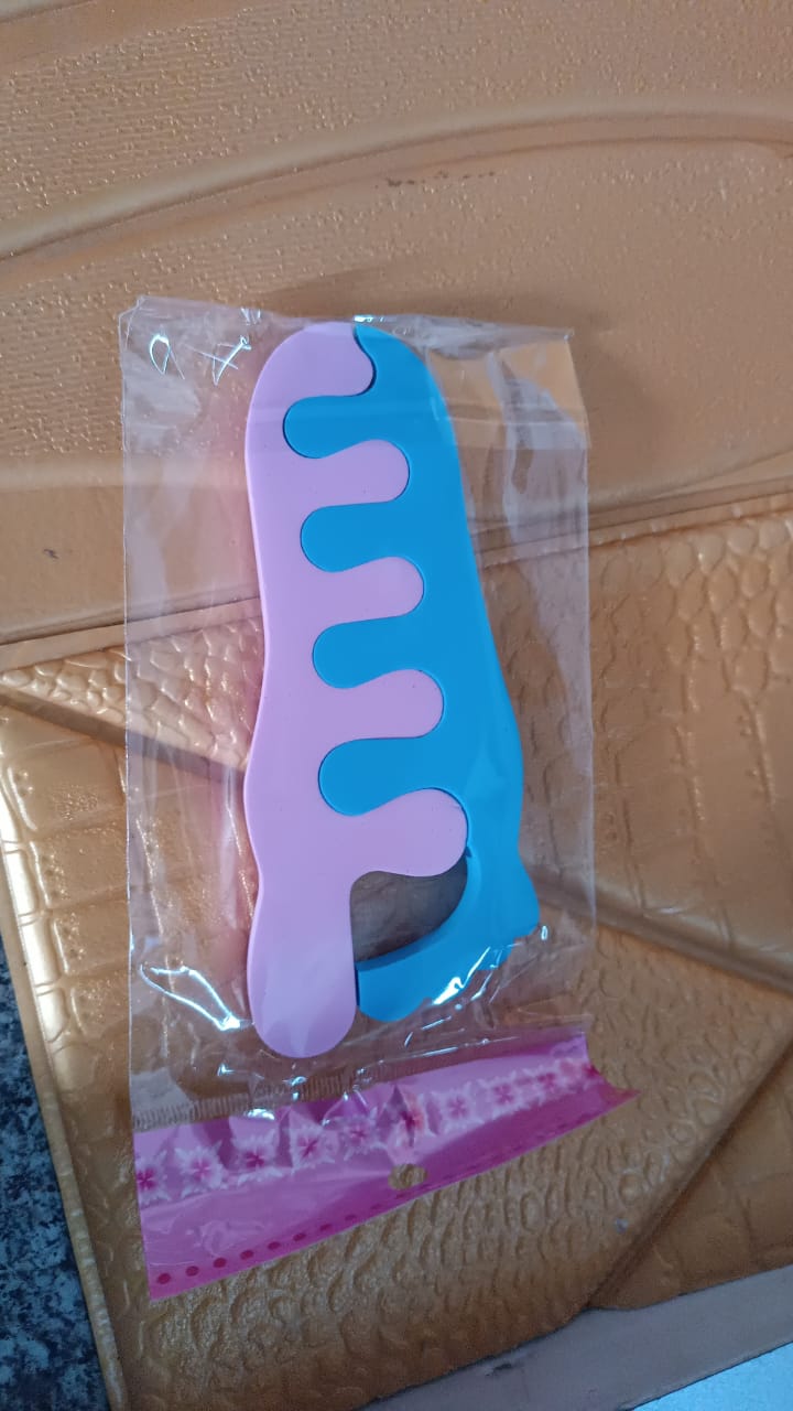 Toe Separators Toe Spacers Sponge Toe Stretcher Pedicures (1 Pair) - LootFaat