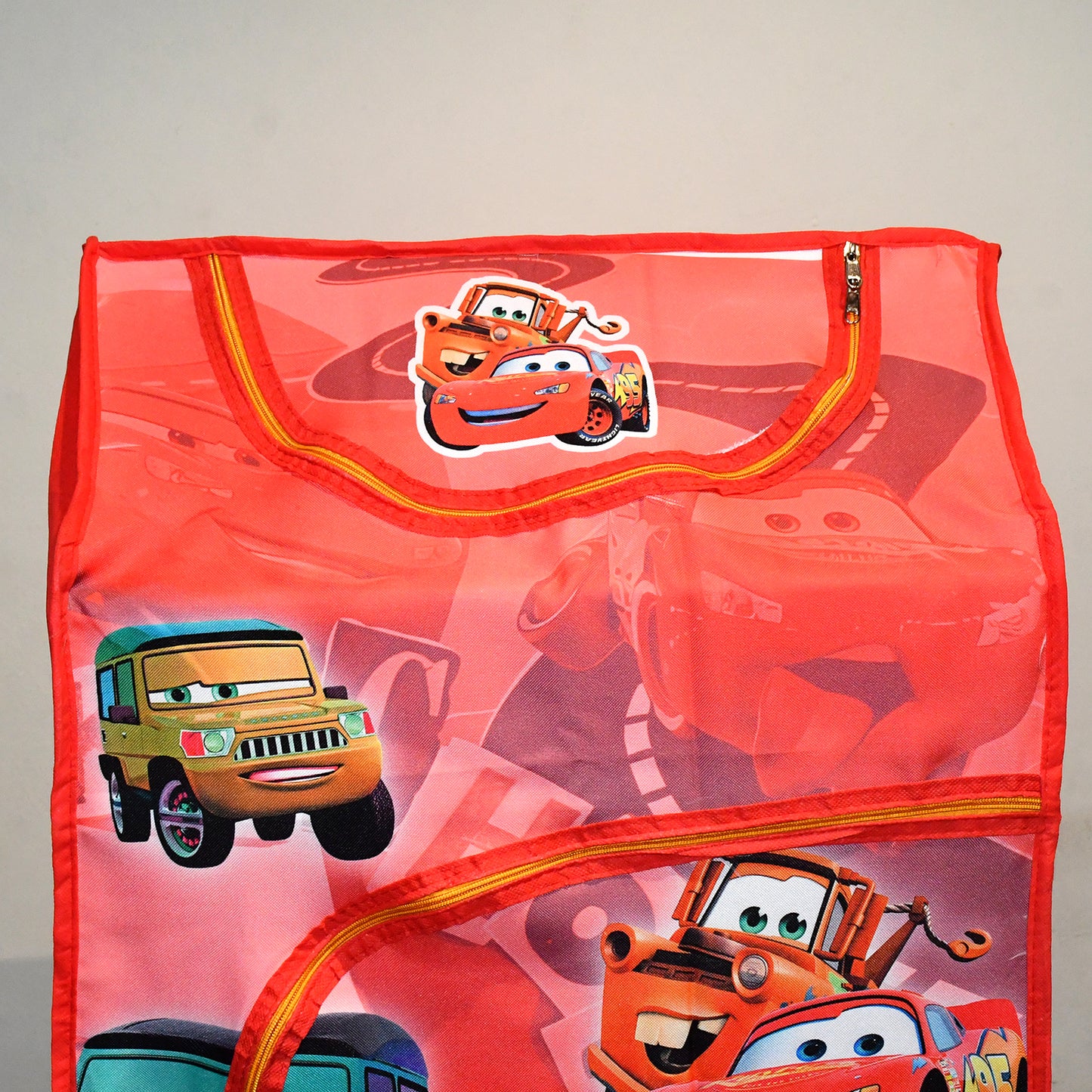 Multi Purpose Foldable Baby Wardrobe Toy Box 5 Shelves Cartoon Printed - LootFaat