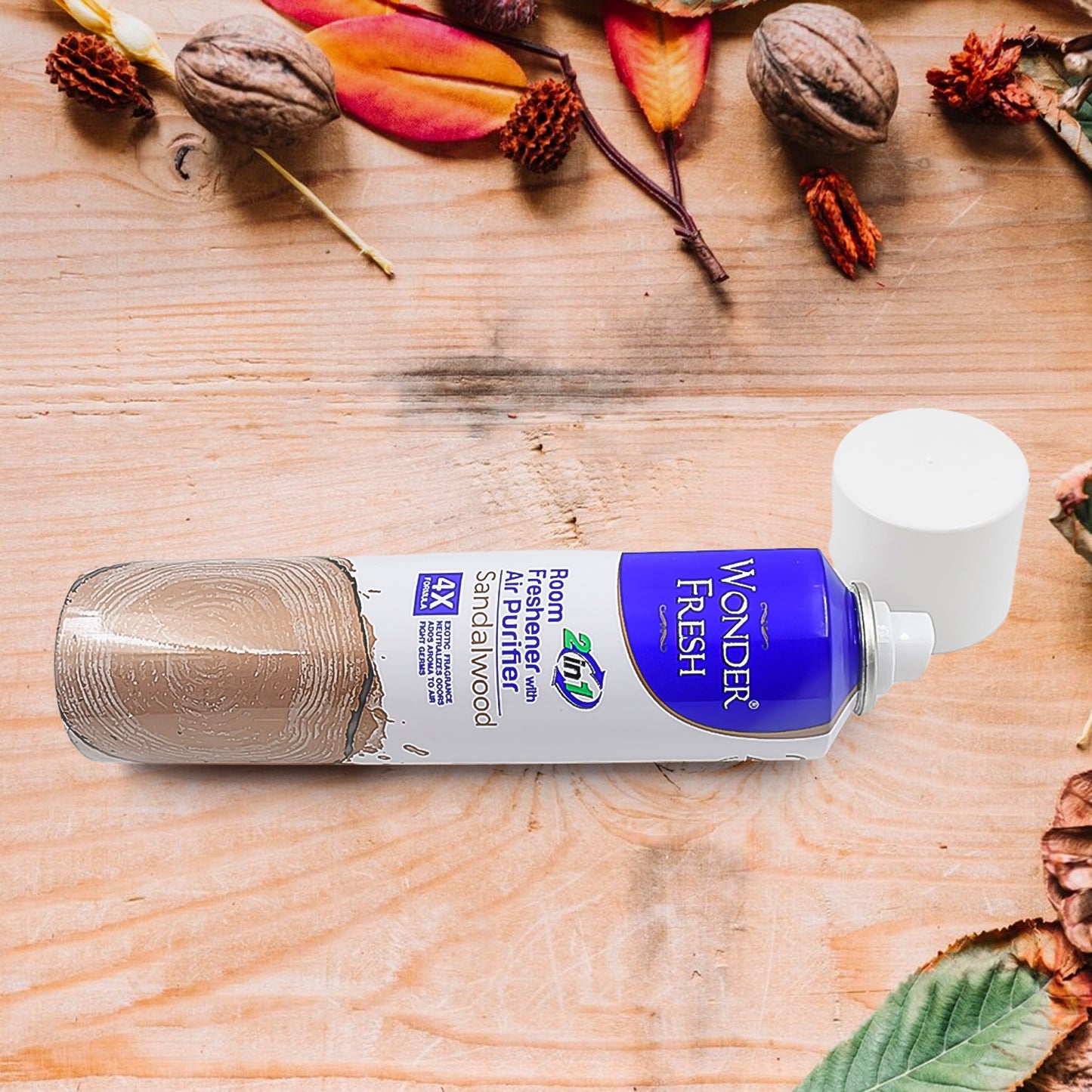 Fresh Air Freshener Spray Sandalwood Fragrance Long Lasting Fragrance For Home Office (Mix Fragrance 125 Gm) - LootFaat