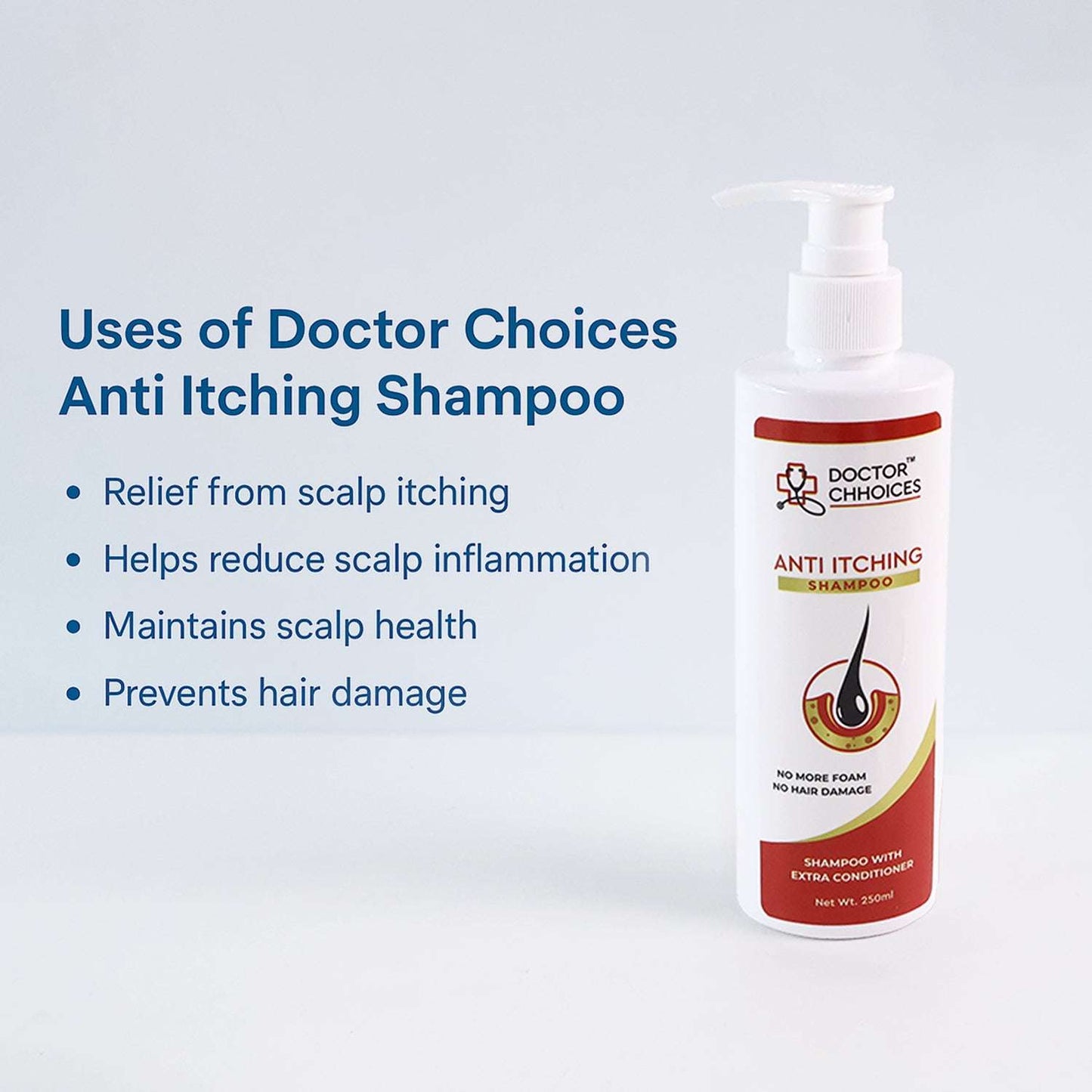 Doctor Chhoices Anti-Itch Shampoo with Conditioner - 250ml