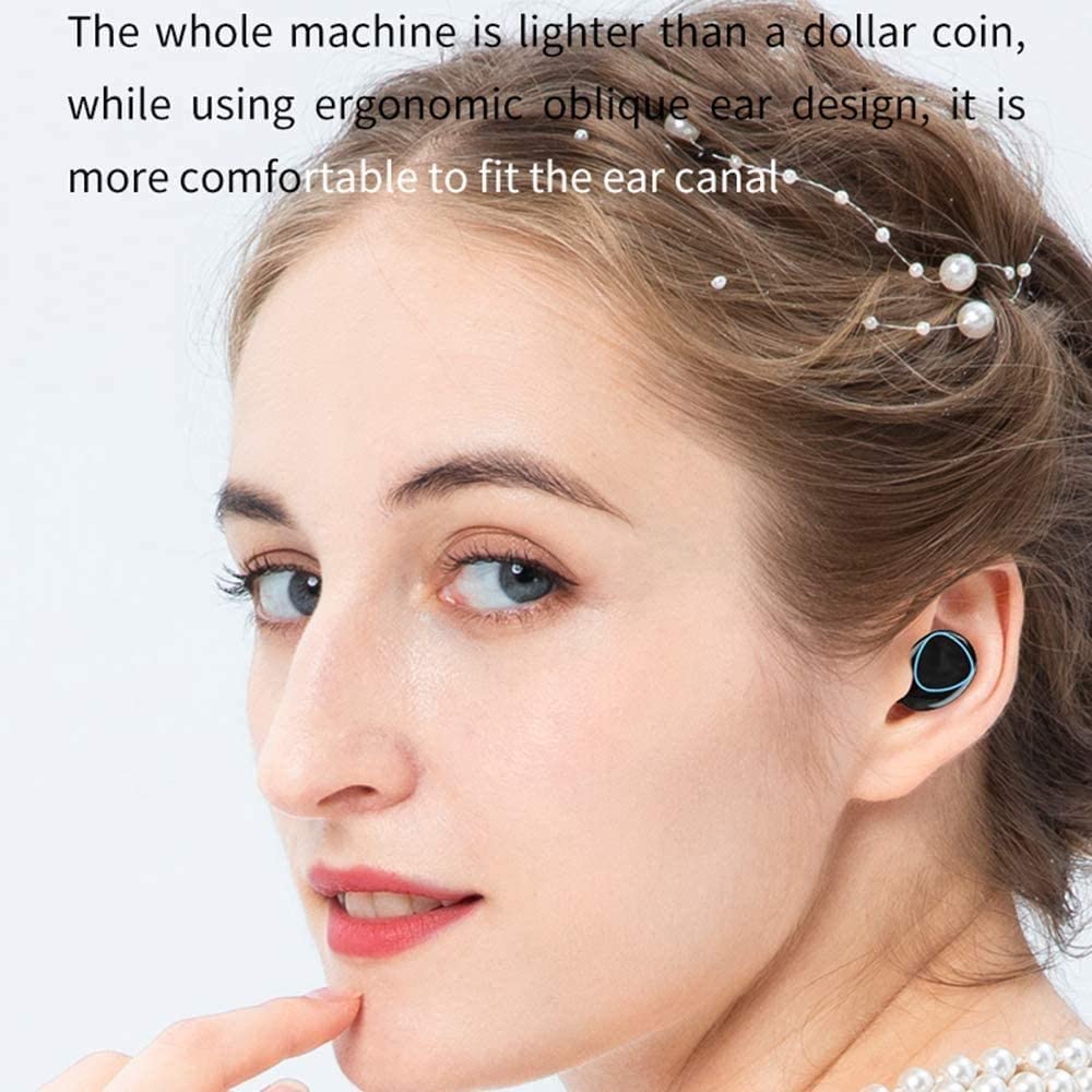 Newest Wireless In Ear Earbuds Bluetooth 5.0 Headphones Mini Stereo Earbuds Sport Headset Bass Sound Built-in Micphone - LootFaat